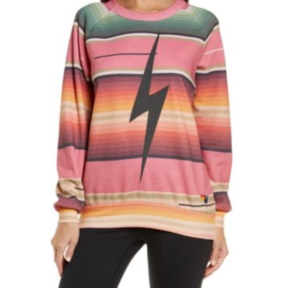 Aviator Nation Tops Aviator Serape Lightning Bolt Poshmark